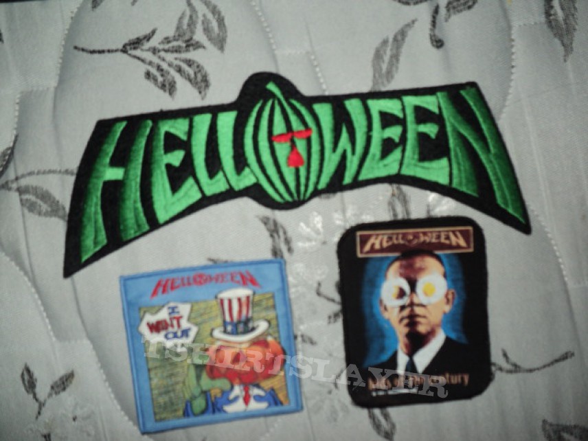 Helloween patches.