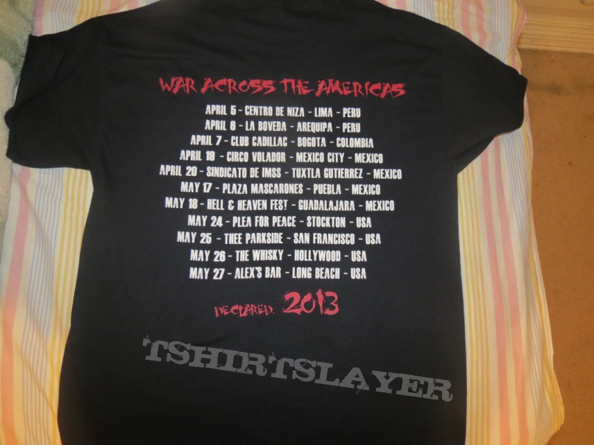 TShirt or Longsleeve - Warbringer tour shirt 2013