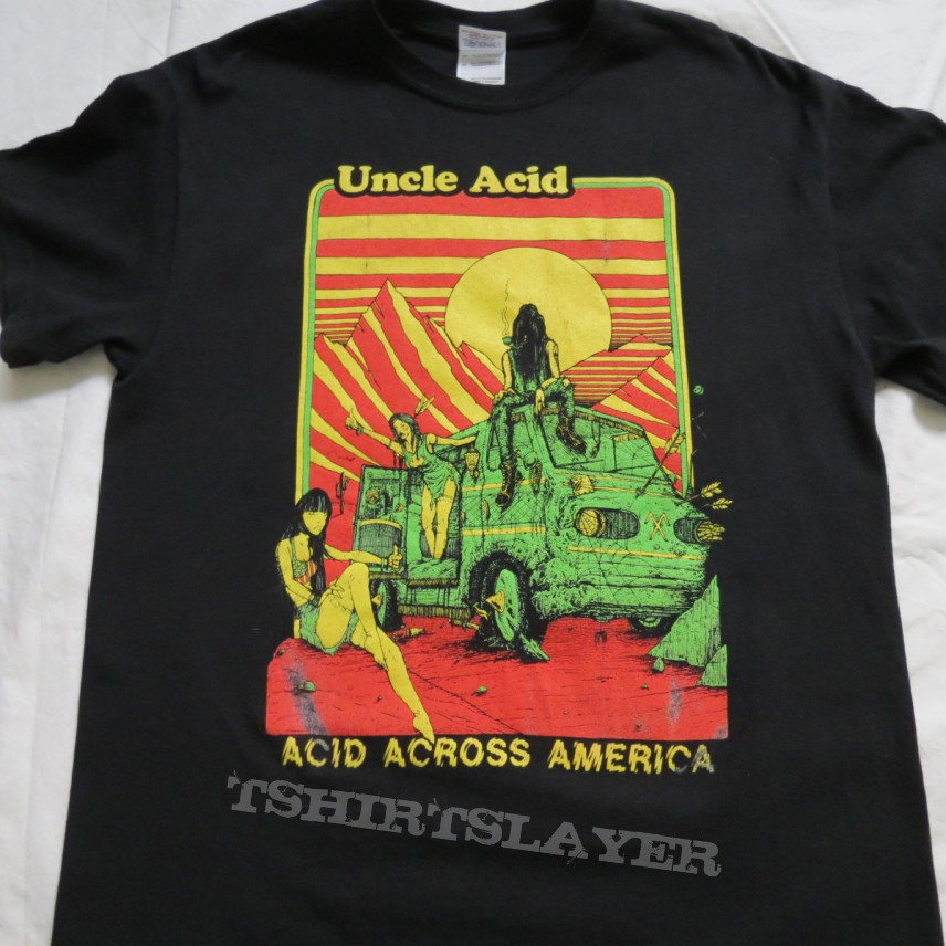 Uncle Acid &amp; The Deadbeats Uncle Acid and the Deadbeats- Acid Across America 2014 tour shirt
