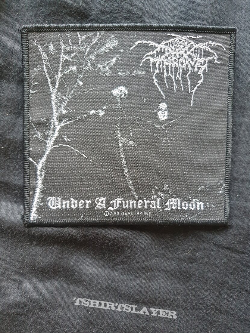 Darkthrone Under A Funeral Moon Woven Patch