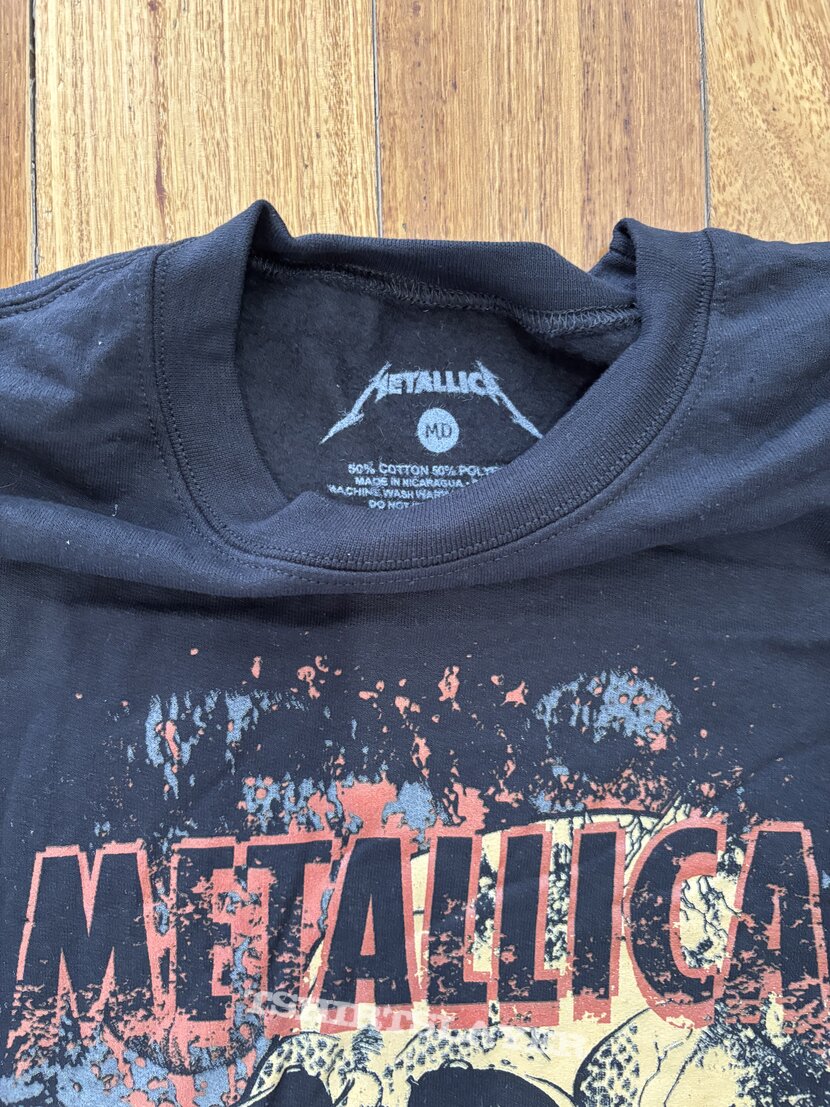 Metallica - Shortest Straw Fleece Sweatshirt - Black (A912)