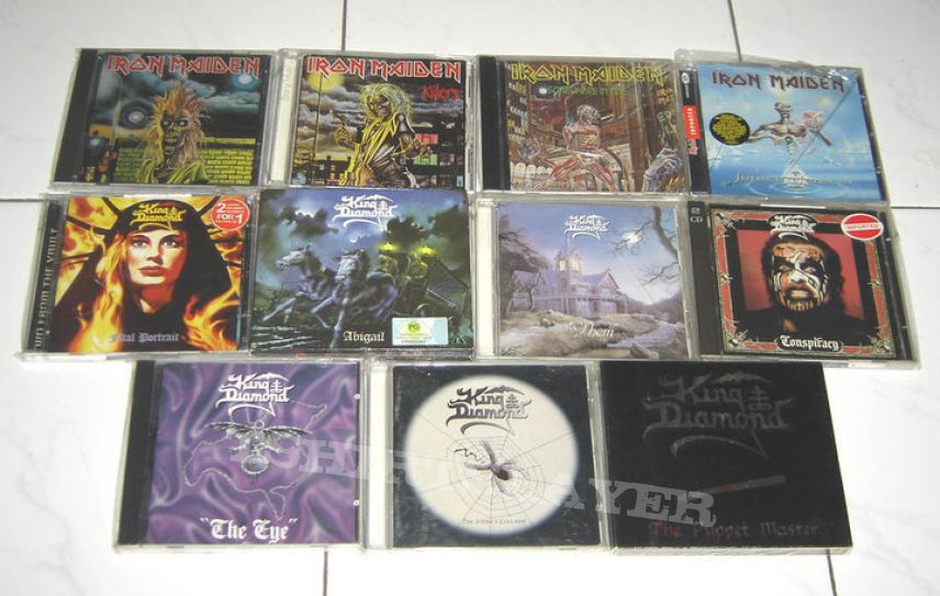 iron maiden &amp; king diamond CDs