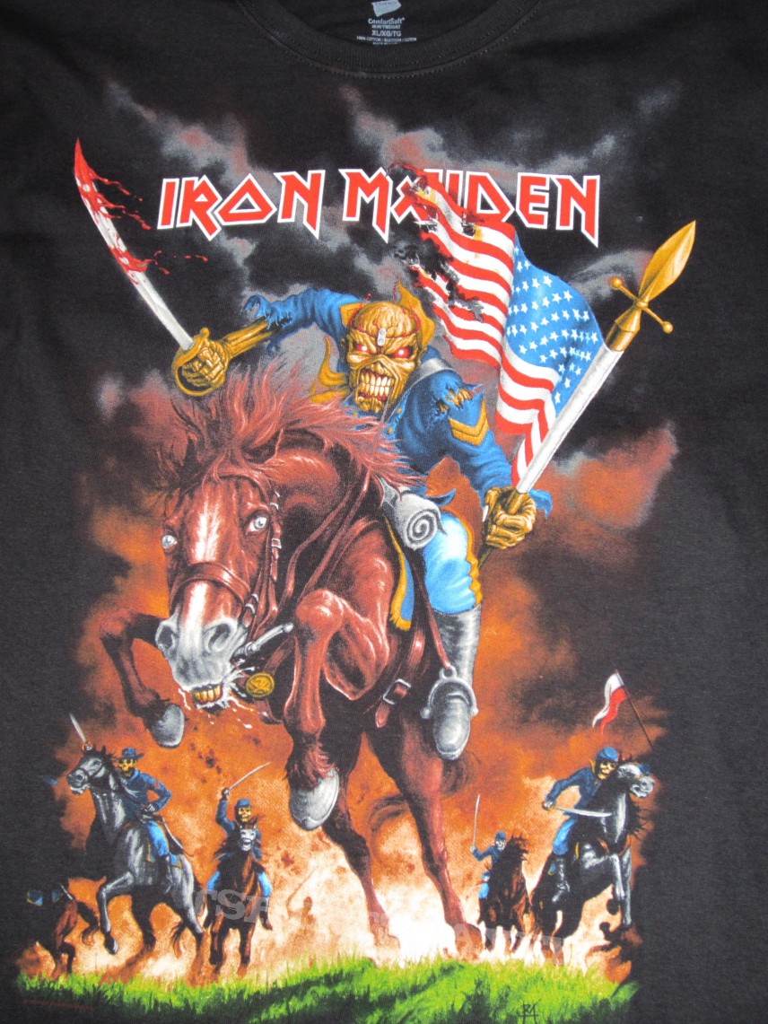 Iron Maiden Maiden England NA 2012 tour shirt