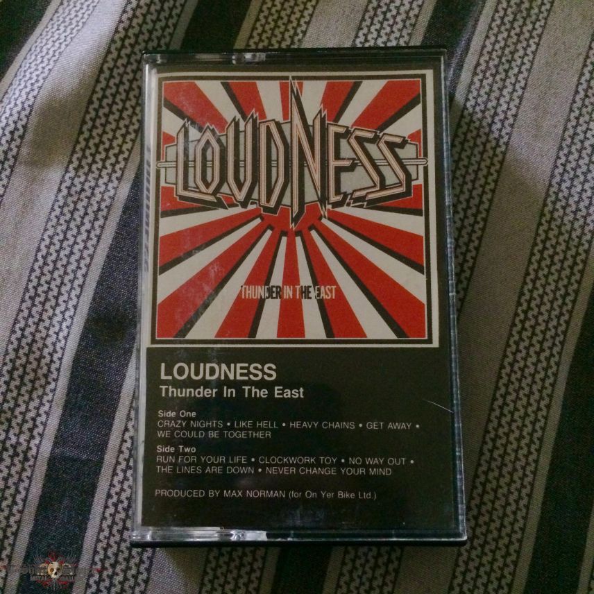 Loudness: Thunder in the East Cassette