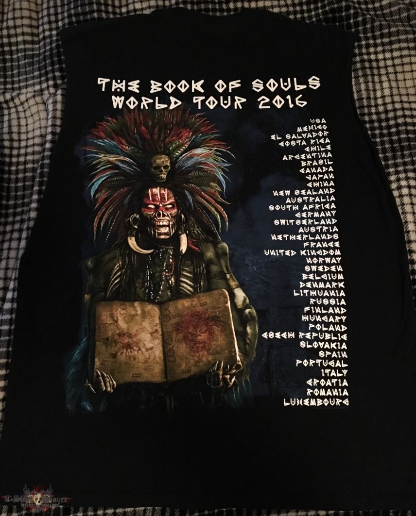 Iron Maiden: The Book of Souls Official Tour Shirt 2016