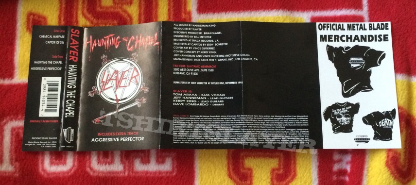 Slayer: Haunting the Chapel Cassette