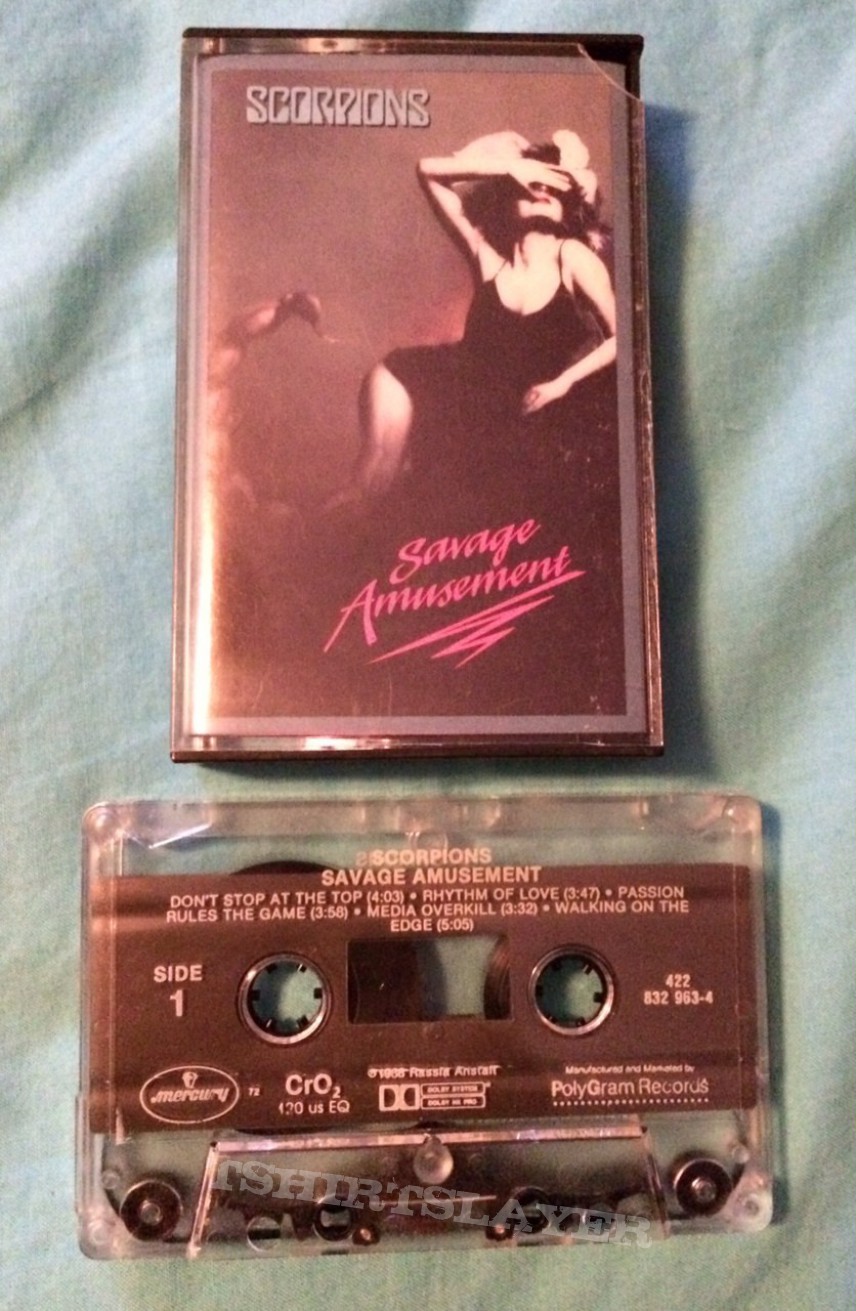Scorpions: Savage Amusement Original Cassette