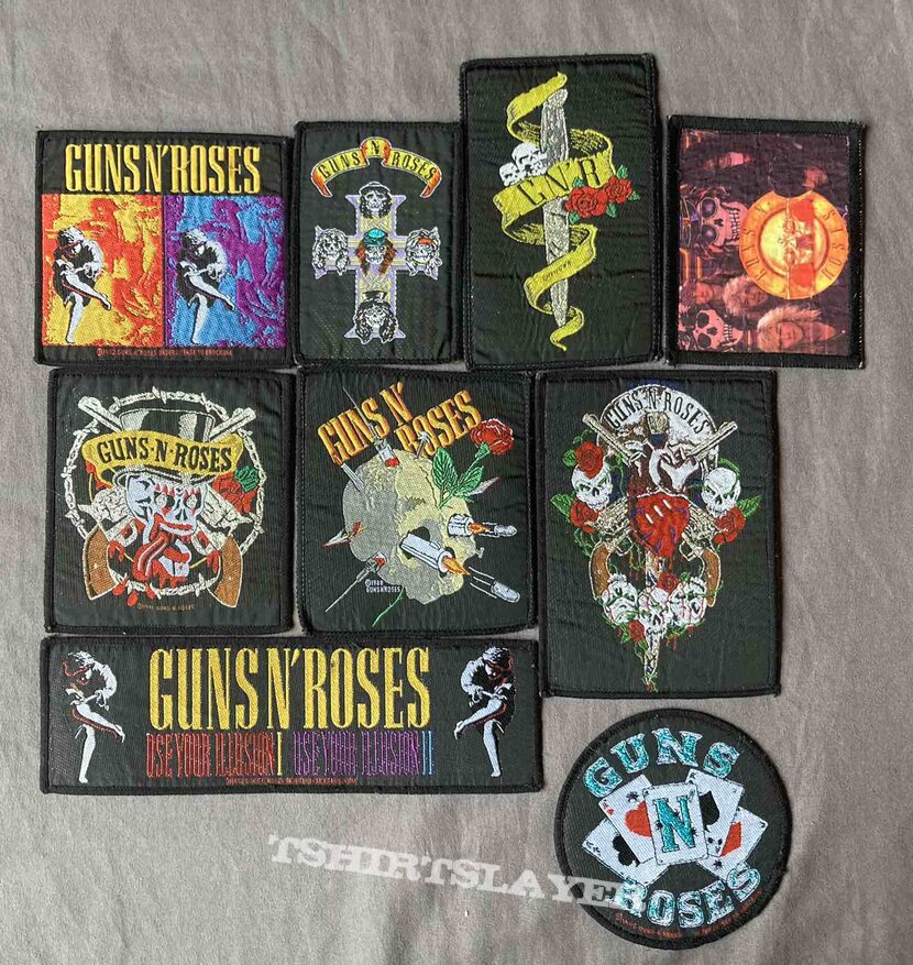 Guns N&#039; Roses Gun&#039;s Rose&#039;s patches