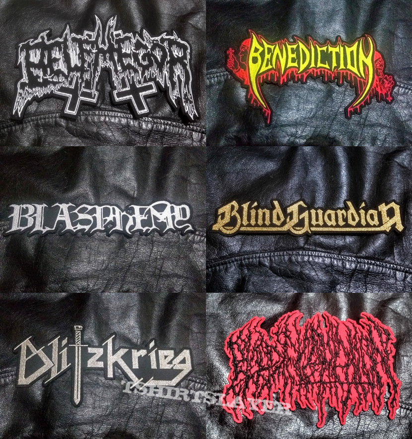 Absu BigLogo Embroidered Shaped-Backpatches I