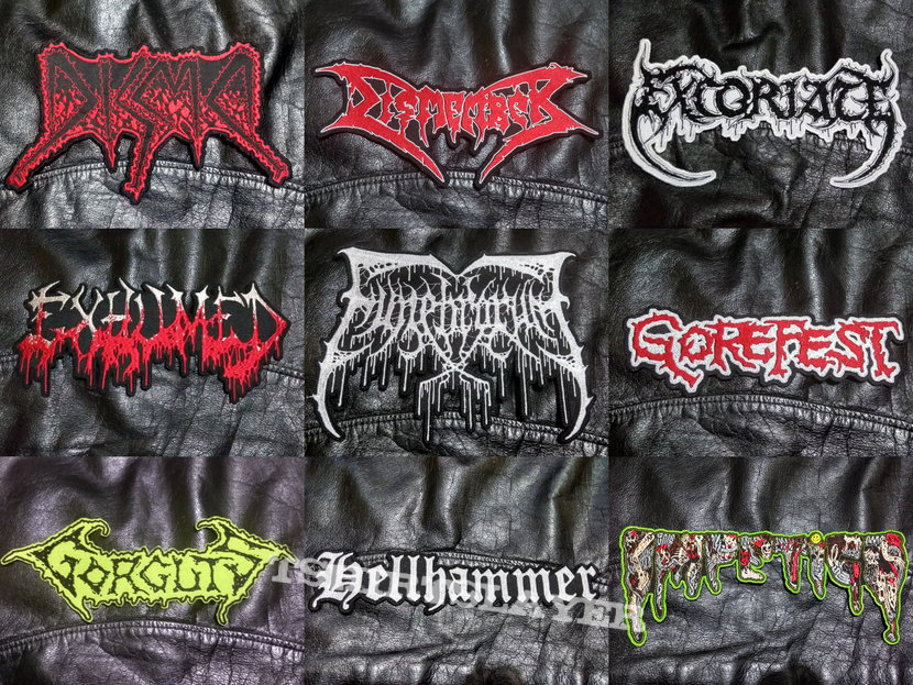 Dismember BigLogo Embroidered Shaped-Backpatches I