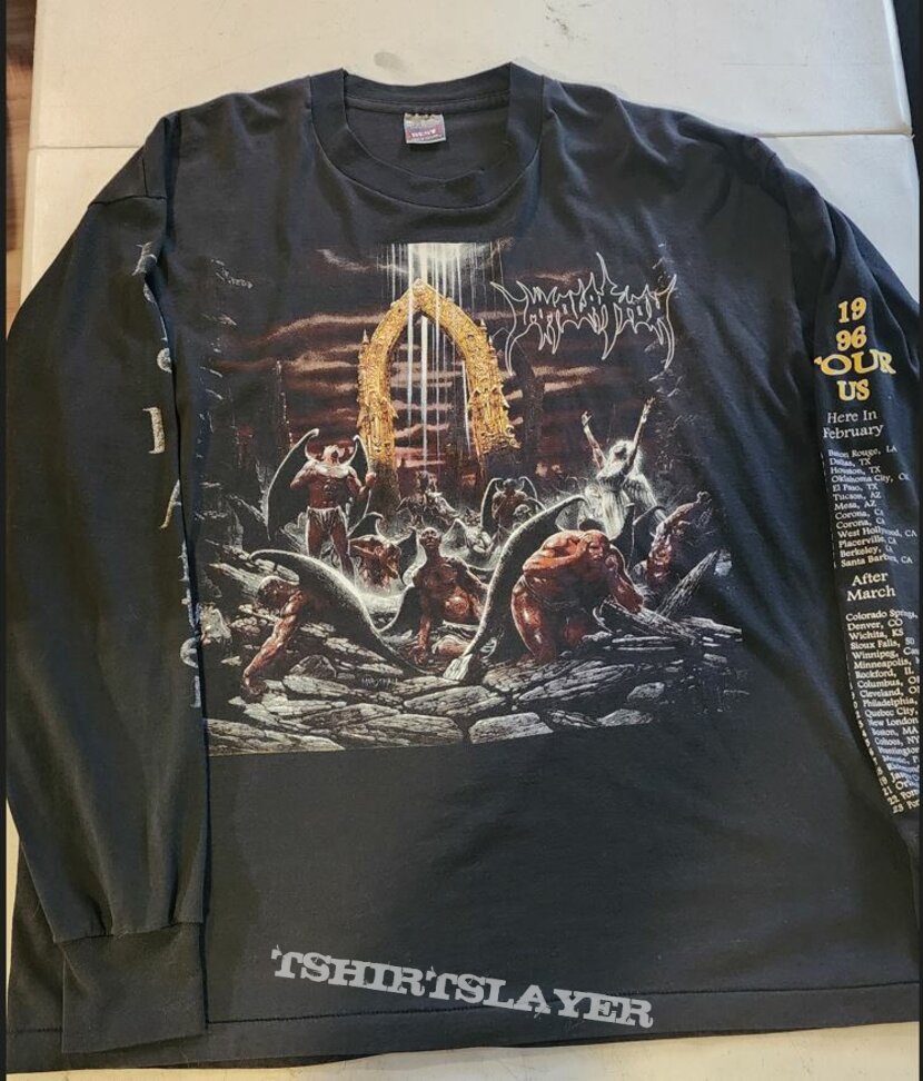 Immolation  Here in after tour long sleeve