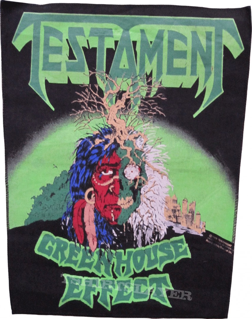 TESTAMENT Greenhouse effect backpatch