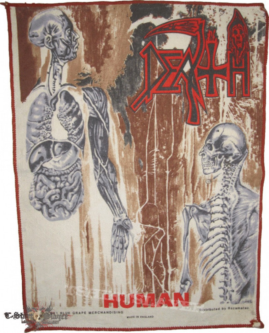 Patch - Death &#039;Human&#039; backpatch (brown border)