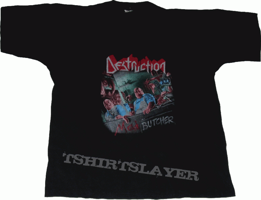 original DESTRUCTION &#039;Mad butcher&#039; shirt