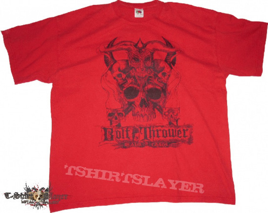 TShirt or Longsleeve - Bolt Thrower &#039;Realm of chaos&quot; shirt (red)