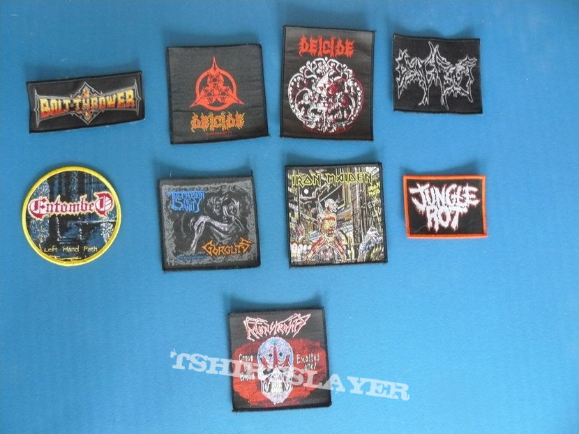 Bolt Thrower Death Metal Patches