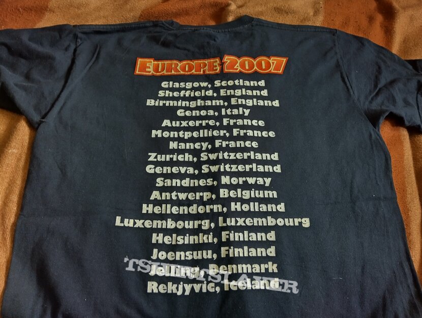 Deep purple 2007 tour t shirt 