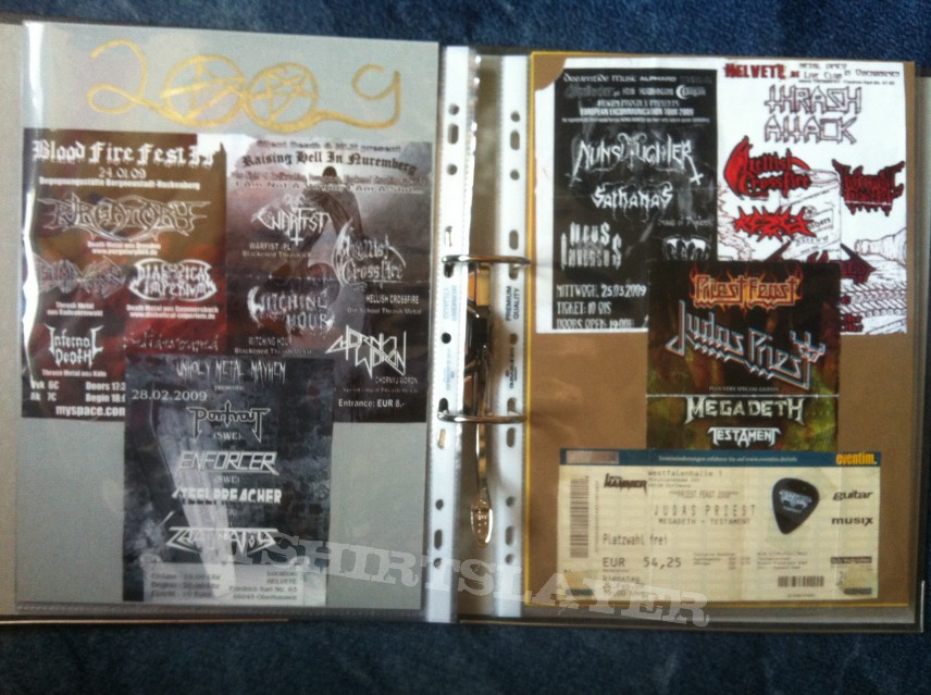 Hellish Crossfire Gig´s and Festival Tix Collection -2009-