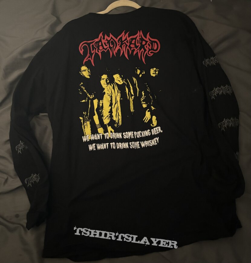 Tankard - Zombie Attack Longsleeve Shirt (w/ Tankard logo sleeve design and members back design) *OFFICIAL*