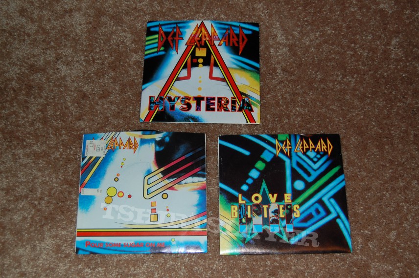 Other Collectable - Def Leppard Hysteria 45&#039;s