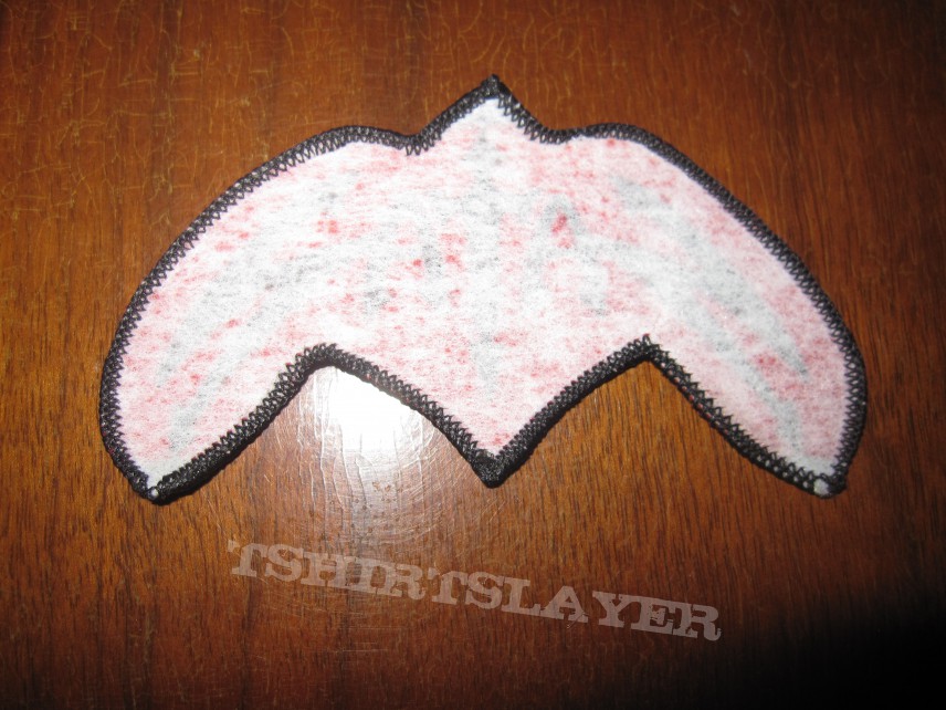 Satan shape patch woven from show in NYC 2014!