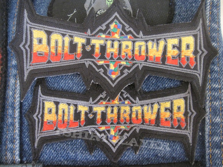 Bolt Thrower Bootleg embroidered logo patches