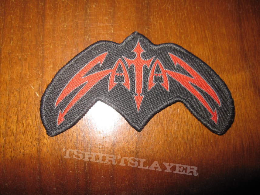 Satan shape patch woven from show in NYC 2014!