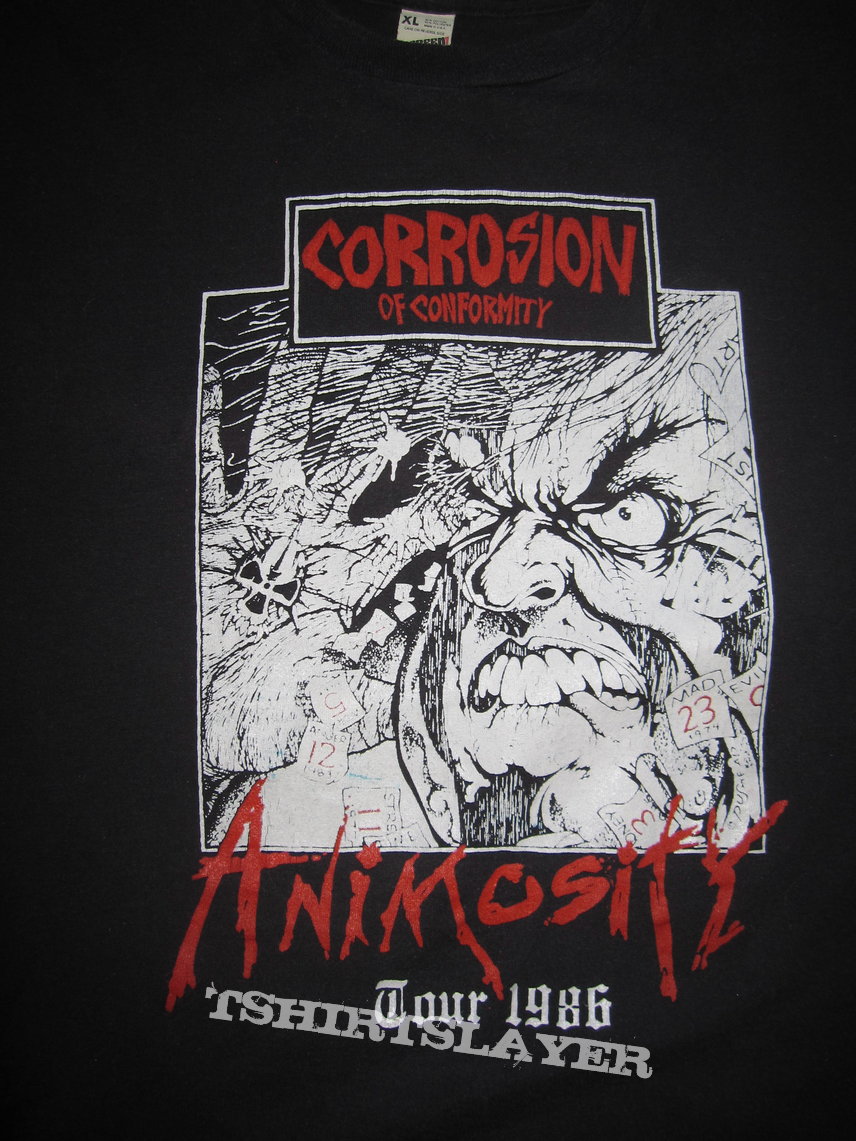 Corrosion of Conformity &quot;Animosity&quot; 1986 Tour Shirt