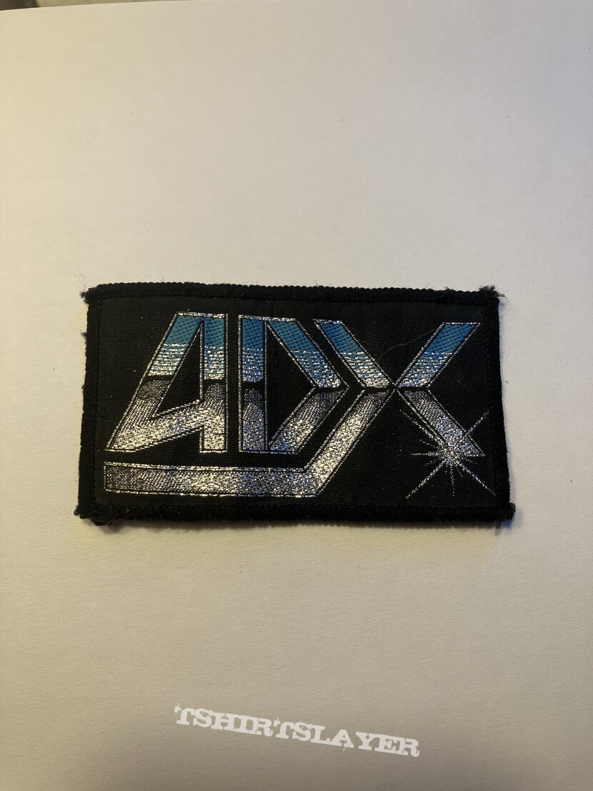 vintage ADX woven logo patch