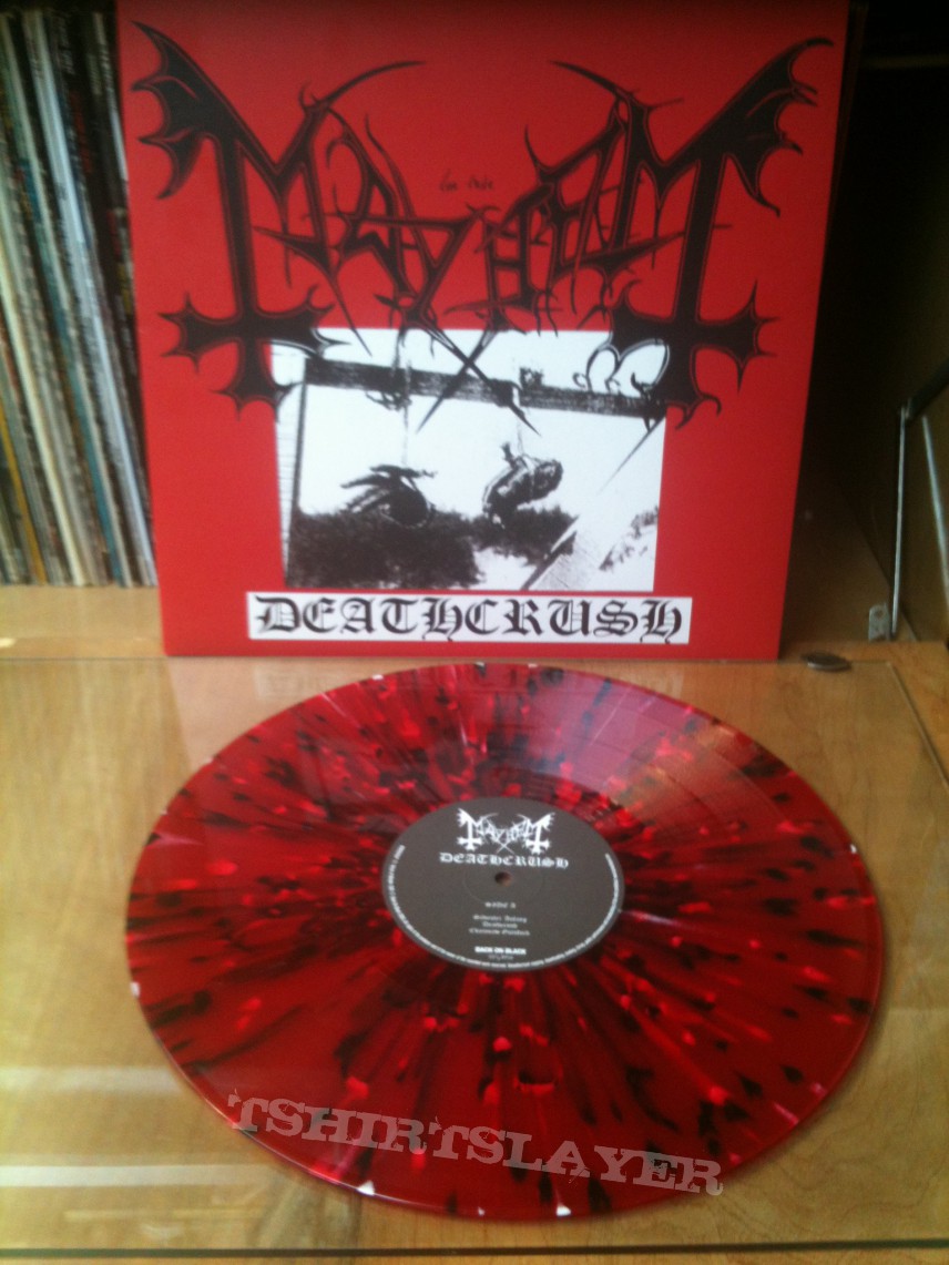 Mayhem - Deathcrush red splatter vinyl re-issue