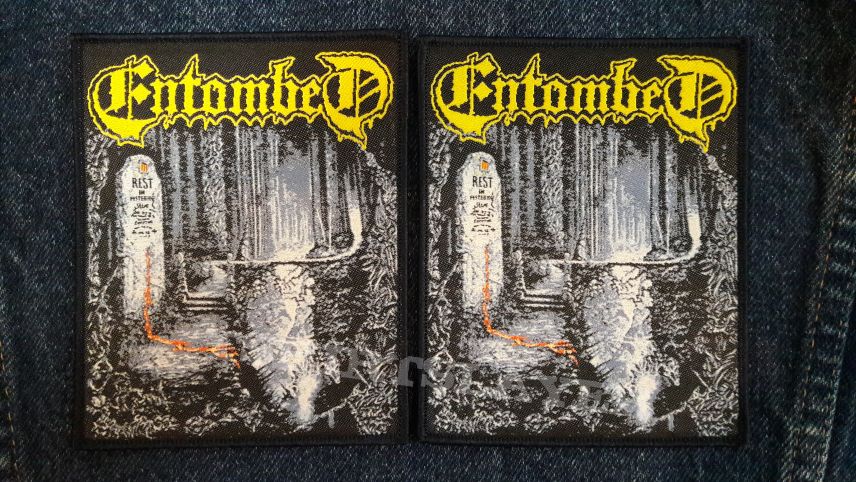 Entombed woven patch