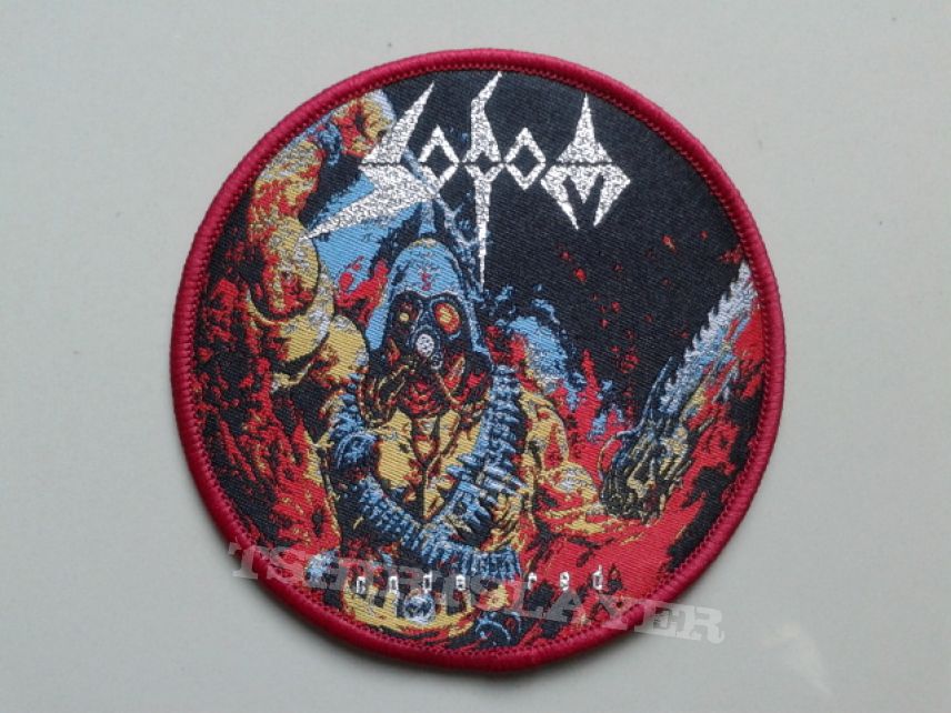 SODOM code red woven patch