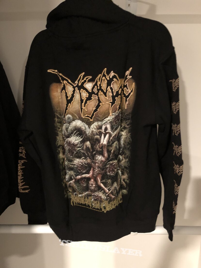 Disgorge(US) Revealed In Obscurity Hoodie/Front Logo/Back Print/Sleeve Fonts