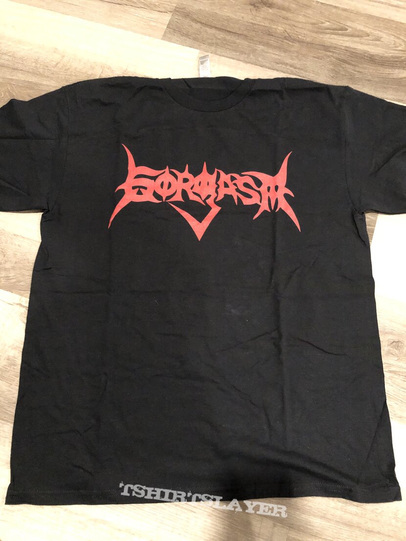 Gorgasm Logo T-Shirt Black Red Logo