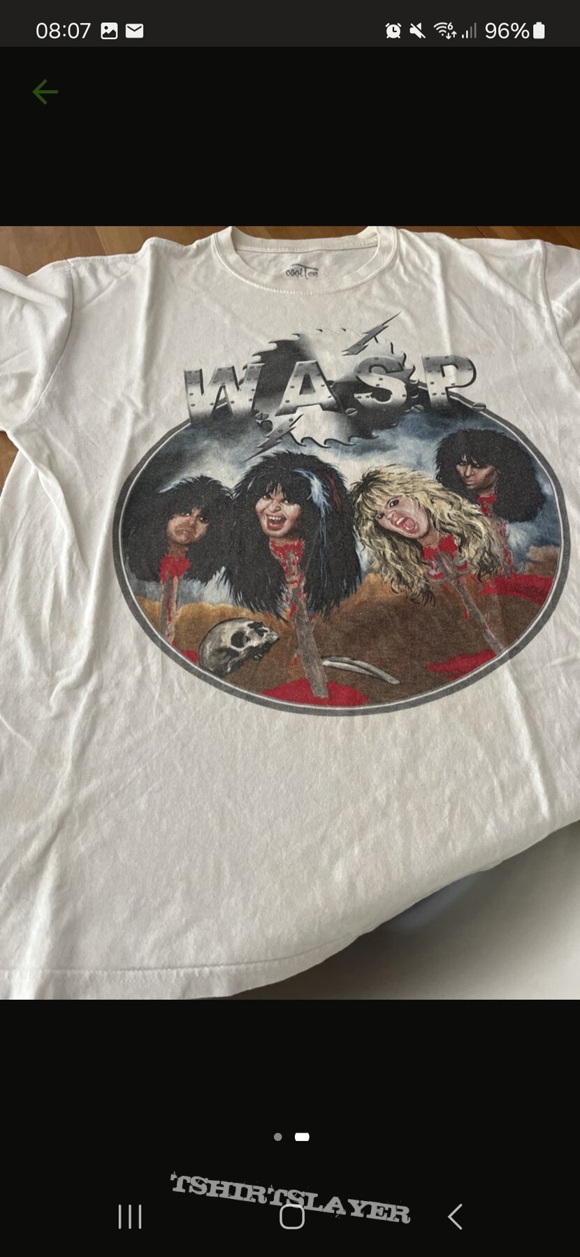 W.A.S.P. Wasp Shirt W.A.S.P. Wasp Shirt