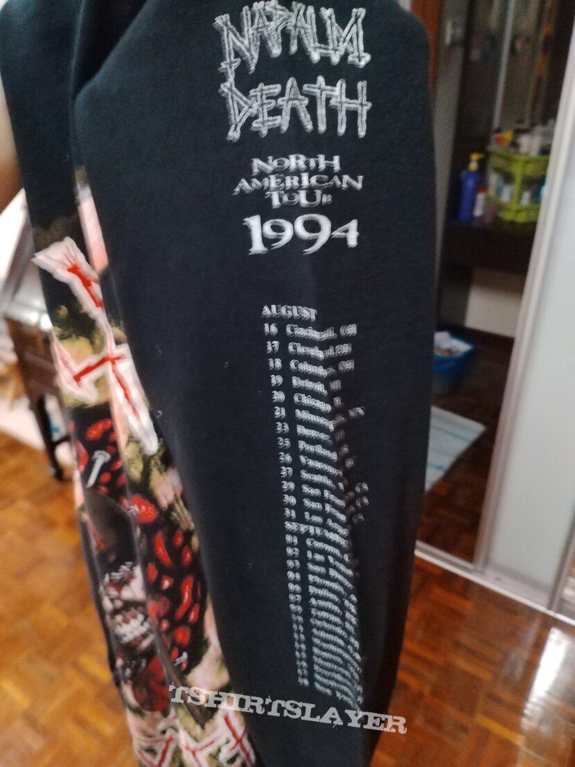 Napalm Death 94 LS Tour