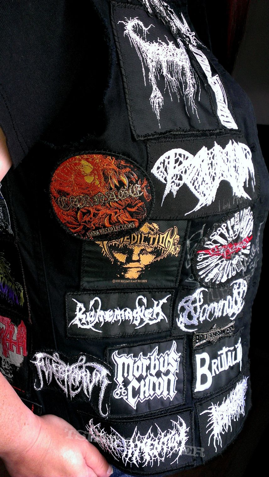 Death, Anatomia, Broken Hope, Death Metal Kutte Battle Jacket ...