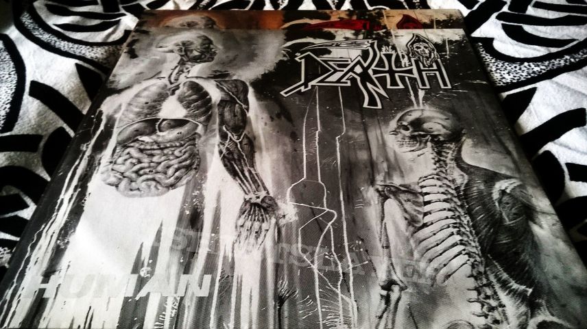 Death - Human 1991 LP - Signed in &#039;95