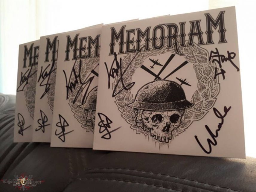 Memoriam - The Hellfire demos II 7&quot; (clear) - signed