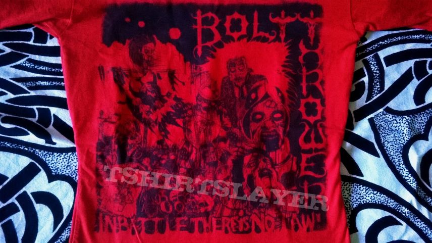 Bolt Thrower - In Battle There Is No Law red shirt - girlie