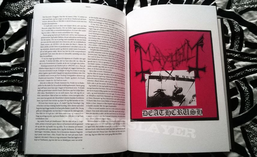 Mayhem - Dødsarkiv book - signed by Necrobutcher and Hellhammer