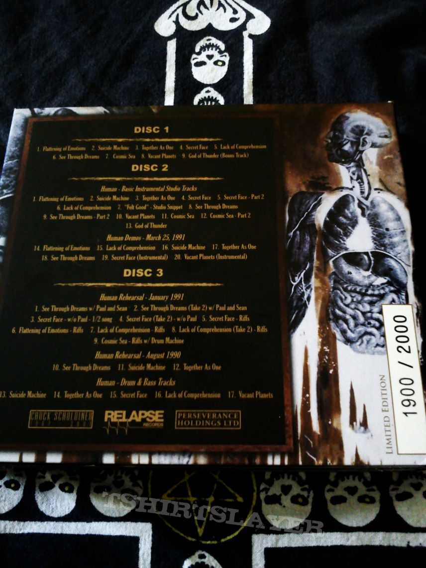 Death - Human - Limited Deluxe 20th Anniversary Edition - Gift