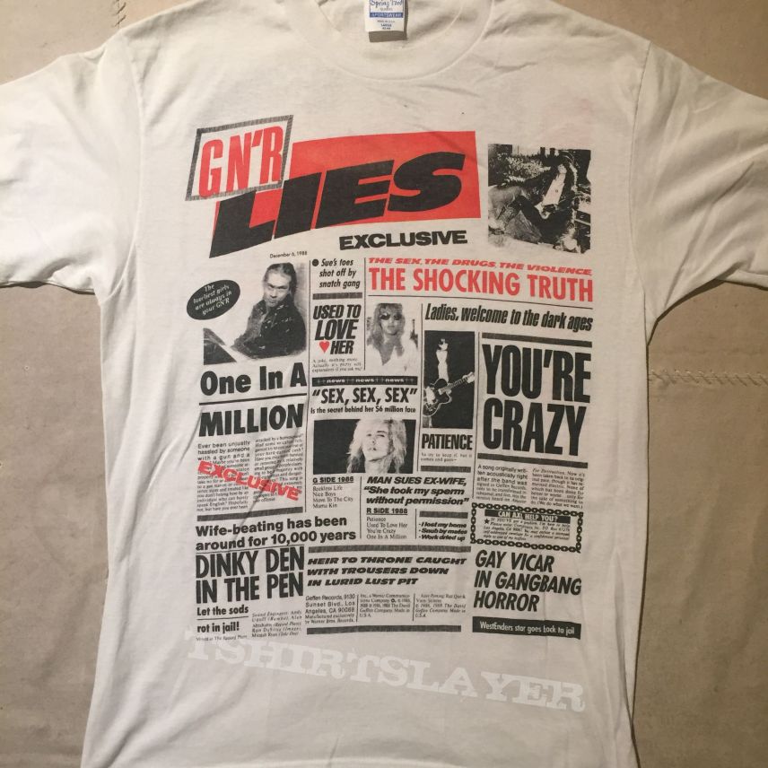 Guns N' Roses Guns N' Roses - Lies vintage shirt | TShirtSlayer