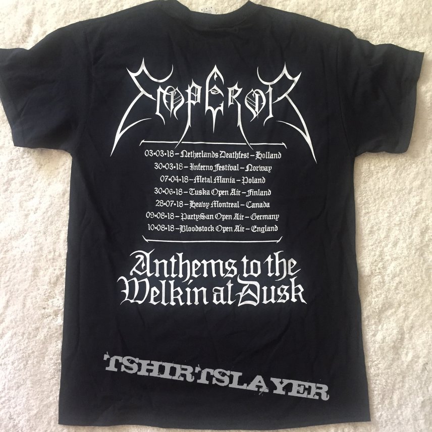 Emperor - ”Anthems To The Welking At Dusk” tour shirt