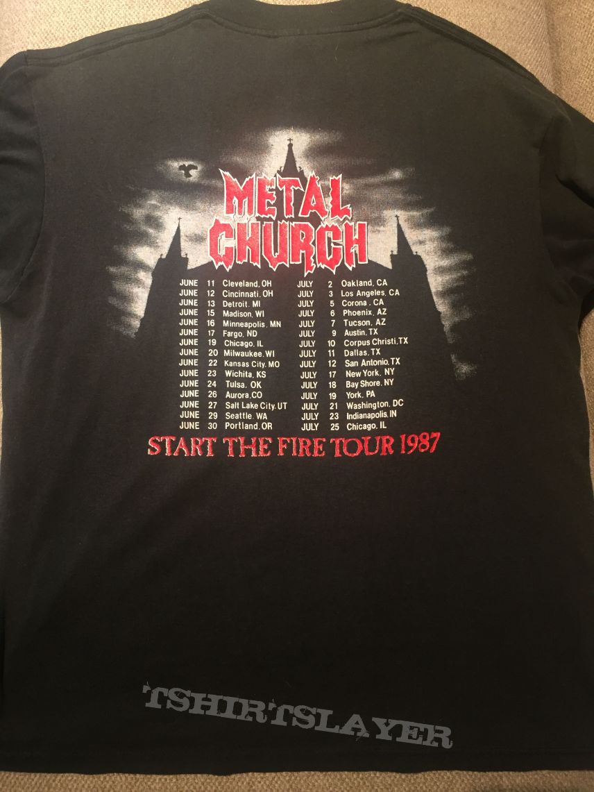 Metal Church - the Dark / Start the Fire tour ’87 shirt