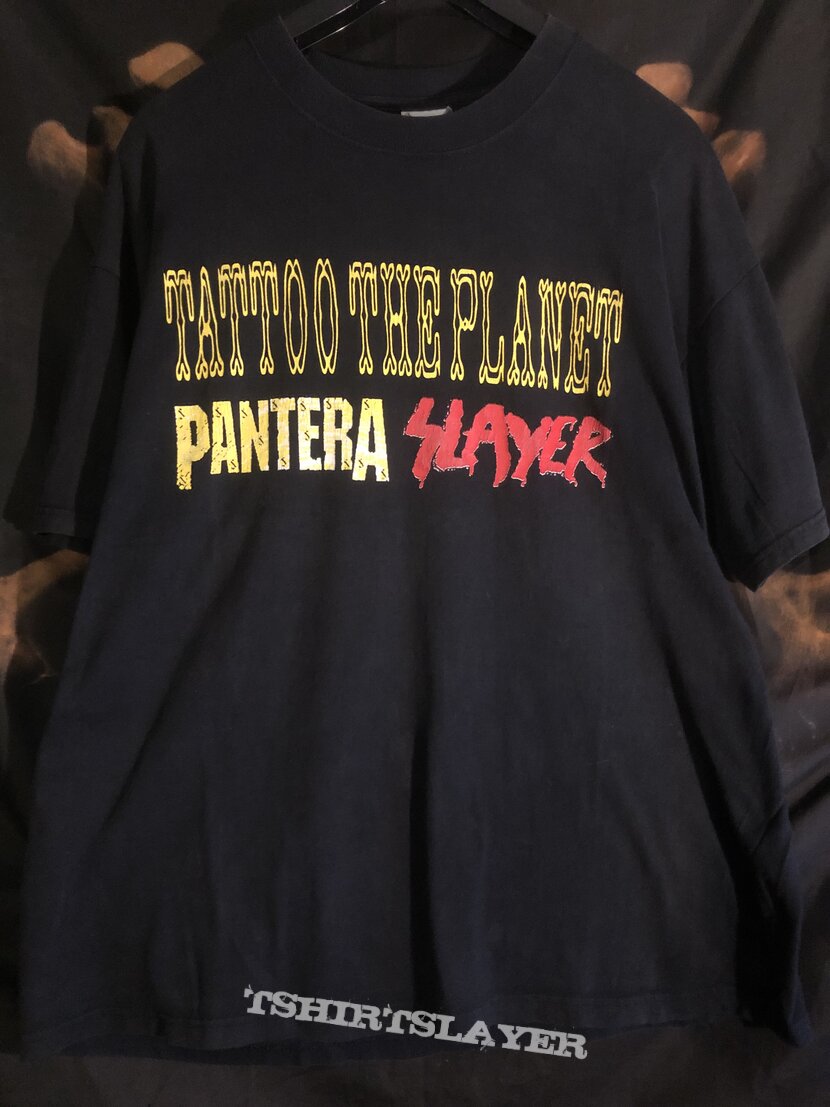 Slayer/Pantera - Tattoo The Planet - TShirt (2001)