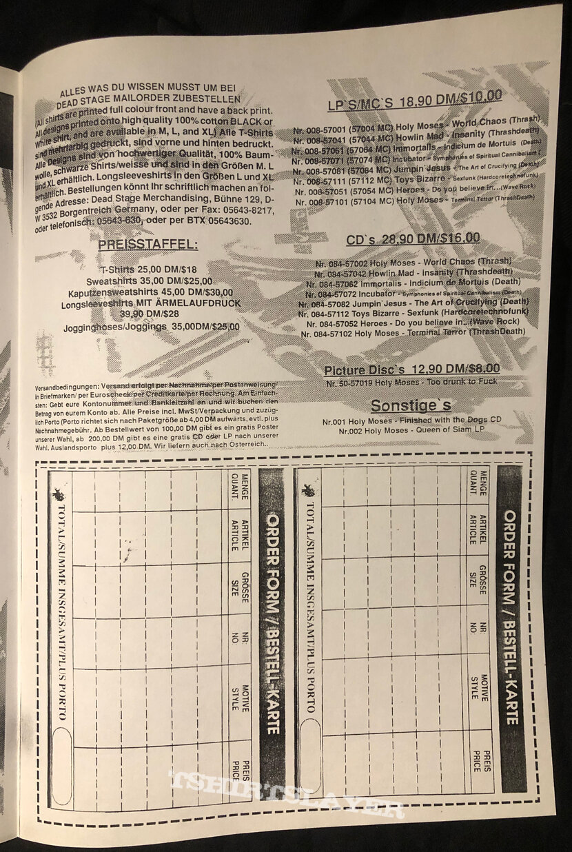 Jumpin&#039; Jesus - The Art Of Crucifying - Press Kit (Morbid Music, 1991)