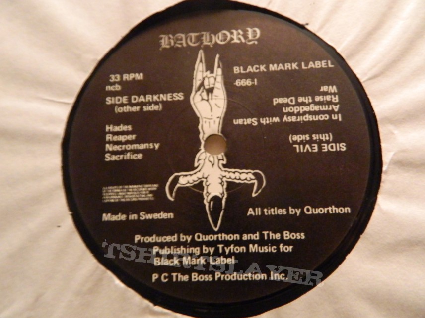 Bathory &quot;Bathory&quot; LP First press