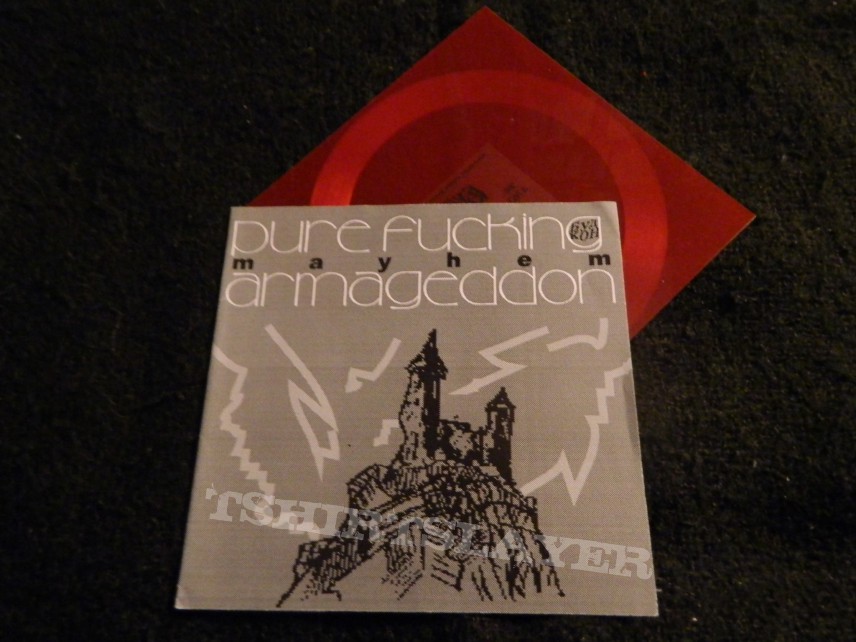 Mayhem - Pure fucking Armageddon Flexi disc