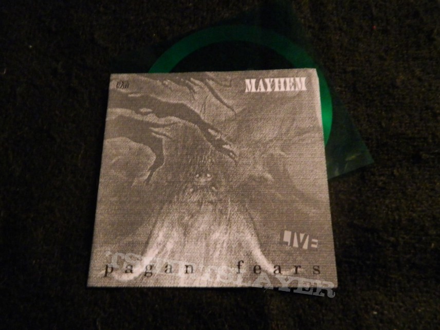 Mayhem - Pagan Fears Live Flexi disc